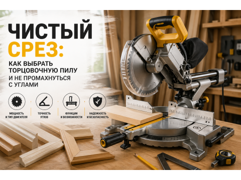 Чистый срез: как выбрать торцовочную пилу и не промахнуться с углами