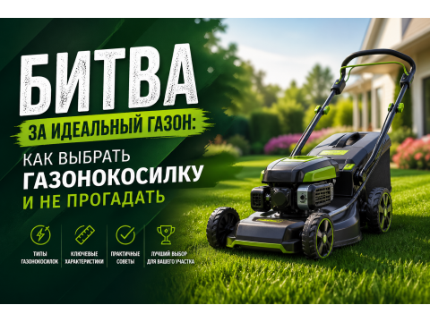 Битва за идеальный газон: как выбрать газонокосилку и не прогадать