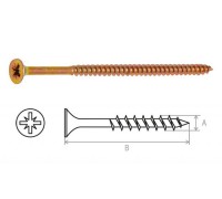 Шуруп универсальный 4.0х80 мм желтый цинк (5 кг) STARFIX