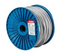 Трос стальной, оцинк. М5 DIN 3055 (бухта 100 м) STARFIX