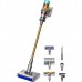Вертикальный пылесос DYSON V12s Submarine Compete 448872-01 золотой + Red Line BS-01 16A