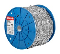 Цепь сварная длиннозвенная, оцинк. М3 DIN 763 (бухта 60 м) STARFIX