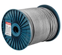 Трос стальной в ПВХ М5(4) DIN 3055 (бухта 200 м) STARFIX