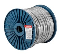 Трос стальной, оцинк. М4 DIN 3055 (бухта 200 м) STARFIX