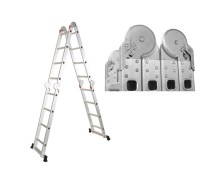 Лестница алюм. многофункц. 4х4 ступ. (стрем.-228см, лестн.-460см) 13кг STARTUL (ST9732-04)