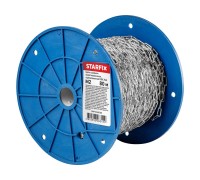 Цепь сварная короткозвенная, оцинк. М2 DIN 766 (бухта 80 м) STARFIX