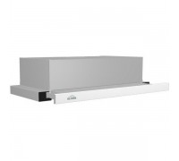 Вытяжка Elikor Интегра Glass 50Н-400-В2Д 940978 (нержавеющая сталь/белое стекло)