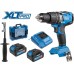 Аккум. дрель-шуруповерт BULL SR 1805 Xcase XLTpro, 2х4 А*ч, БЕСЩЕТ., 18 В, 120 Н*м, БЗП(мет.) 13 мм