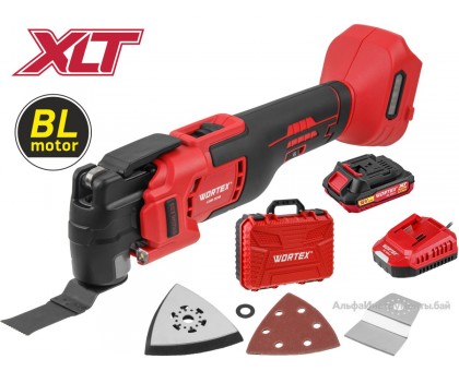 Аккум. многофункциональный инструмент (реноватор) WORTEX CSM 3018 в кор. ALL1 XLT + аксесс. SET
