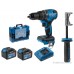 Аккум. дрель-шуруповерт BULL SR 1806 R-series Xcase XLTpro БЕСЩЕТ., Удар., 18 В, 80 Н*м, 2х6 А*ч