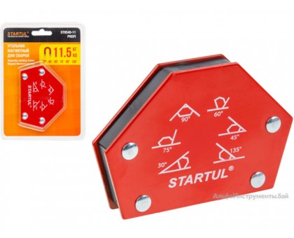 Угольник магнитный для сварки 11,5кг STARTUL PROFI (ST8540-11) (струбцина магнитная)