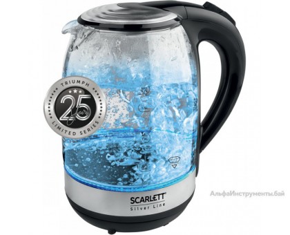 Чайник электрический Scarlett SC-EK27G48 Silver Line