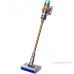 Вертикальный пылесос DYSON V12s Submarine Compete 499067-01 желтый/никель + Red Line BS-01 16A