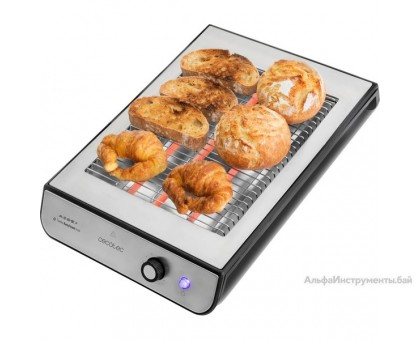 Тостер Cecotec Turbo EasyToast Inox Flatbed