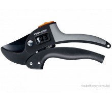 Секатор контактный FISKARS PowerStep с храповым механизмом (111670)