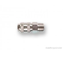 Соединение быстросъем. МАМА х нар. резьба 1/2" (сталь) ECO