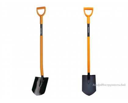 Лопата штыковая FISKARS Solid Plus (Удлиненный черенок длиной 122 см.)