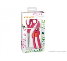 Набор инструмента (секатор+ножницы) FISKARS Inspiration Ruby