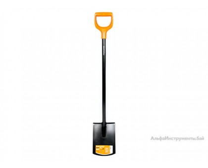 Лопата штыковая с закругл.лезвием FISKARS Solid