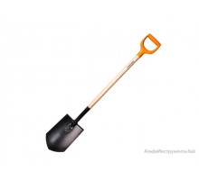 Лопата штыковая с дер. черенком FISKARS