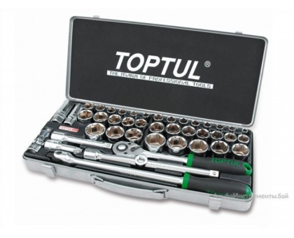 Набор головок 1/2 8-32мм 6гр. 43пр. метал.кейс PROLINE TOPTUL (GCAD4303)