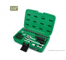 Набор головок 1/4" 4-14мм 41предм. 6гр. TOPTUL (GCAI4102)