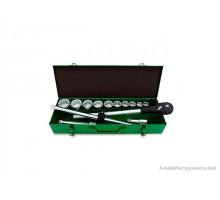 Набор головок 3/4" 22-50мм 12гр. 14 предм. металл. кейс TOPTUL (GCAD1406)