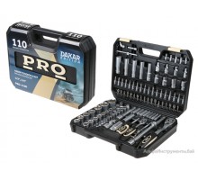 Набор головок и бит 110пр. 1/4",1/2" PRO STARTUL DAKAR (PRO-110D)