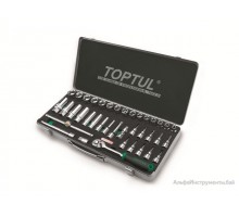 Набор головок и бит 3/8" 39пр. метал.кейс PROLINE TOPTUL (GCAD3902)