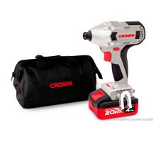 Винтоверт ударный аккумуляторный CROWN CT22021HX-4 TB