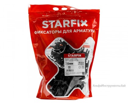Фиксатор арматуры "Стойка/Стульчик-25" 6-18 (60 шт в дой-паке) STARFIX