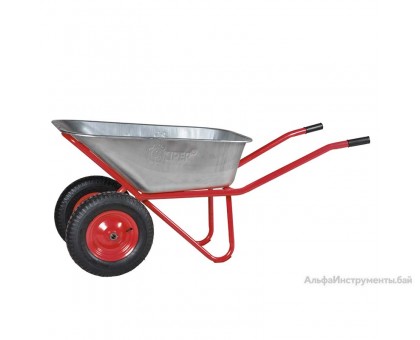 Тачка строительная двухколёсная Skiper 2х125 profi