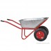 Тачка строительная двухколёсная Skiper 2х125 profi