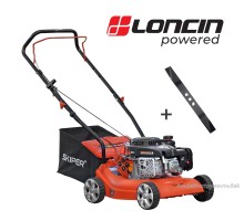 Газонокосилка бензиновая SKIPER GW401 (40 см, ручной, Loncin 3,5 лс, пласт дека, травосб.45 л, +НОЖ)