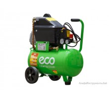 Компрессор ECO AE-251-4 (260 л/мин,24 л,1.80 кВт)