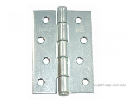 Петля 100 мм универсальная, белый цинк (2 шт в зип-локе) STARFIX (неразъёмная)