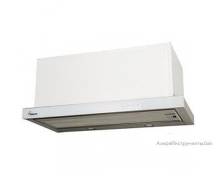 Кухонная вытяжка Akpo Light Touch Glass Twin II 60 WK-7 (белое стекло/нержавеющая сталь)
