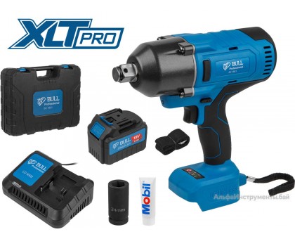 Аккум. ударный гайковерт BULL SC 1801 в чем. XLTpro БЕСЩЕТ., 18 В, 1000 Н*м, 3/4", 1х6 А*ч, з/у 4 А