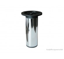 Опора мебельная круглая d50 150-170 мм, хром STARFIX