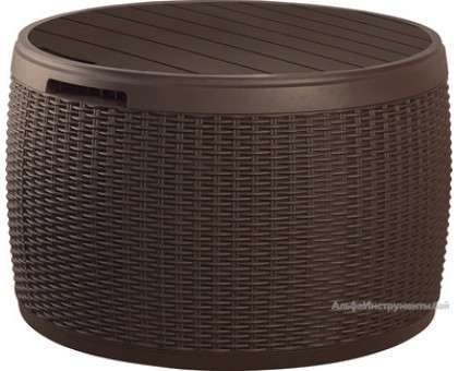 Стол - сундук Circa Rattan Box, коричневый