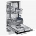 Встраиваемая посудомоечная машина Samsung DW50R4040BB/WT