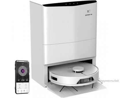 Робот-пылесос Polaris PVCRAC 7750 WIFI IQ Home (белый)