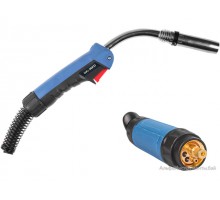 Горелка сварочная MIG MAG WG-36KD (3м, 340А) SOLARIS (CO2 - 340A, Ar(Ar+CO2) - 320A, 0.8-1.2мм, ПВ - 60%, 3 метра, М8)