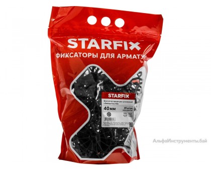 Фиксатор арматуры "Звездочка-40" 6-20 усиленный (20 шт в дой-паке) STARFIX