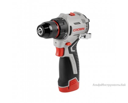 Дрель-шуруповерт аккумуляторная CROWN CT21129HMX-2 BMC