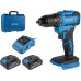 Аккум. дрель-шуруповерт BULL SR 1804 R-series в чем. XLTpro БЕСЩЕТ., Импульс., 18 В, 50 Н*м, 2х2 А*ч