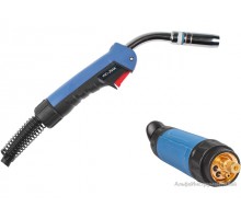 Горелка сварочная MIG MAG WG-25AK (5м, 230А) SOLARIS (CO2 - 230A, Ar(Ar+CO2) - 200A, 0.8-1.2мм, ПВ - 60%, 5 метров, М6)