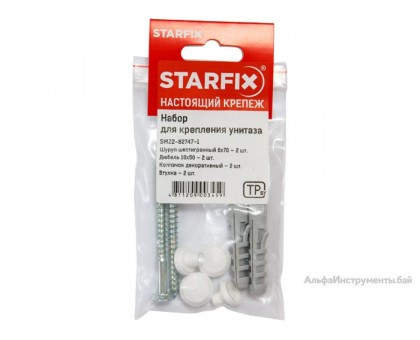 Набор для крепления унитаза 6х70 мм STARFIX