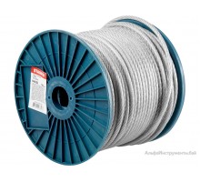Трос стальной в ПВХ М6(5) DIN 3055 (бухта 100 м) STARFIX