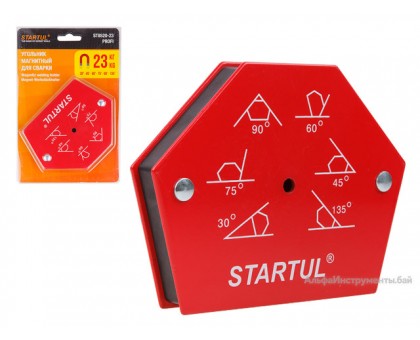 Угольник магнитный для сварки 23кг STARTUL PROFI (ST8520-23) (струбцина магнитная) (ST8520-23)